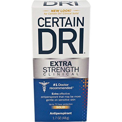 Certain Dri Antiperspirant Solid for Excessive Perspiration-1.7 Oz Pack of 3
