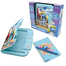 LEXiBOOK, The Smurfs, Electronic Diary Smurfs with Pen and Notebook Included, Interactive, Password, Fun Functions, Sound Effects, Blue, SD50SF