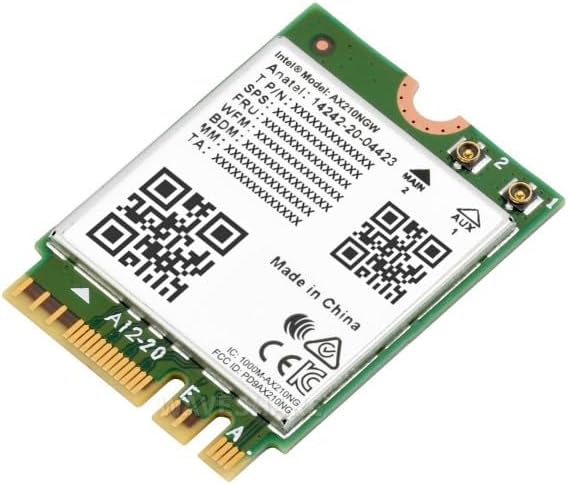 Wireless AX210 NIC Gigabit Tri-Band Wi-Fi 6E 802.11AX Standard Bluetooth 5.2