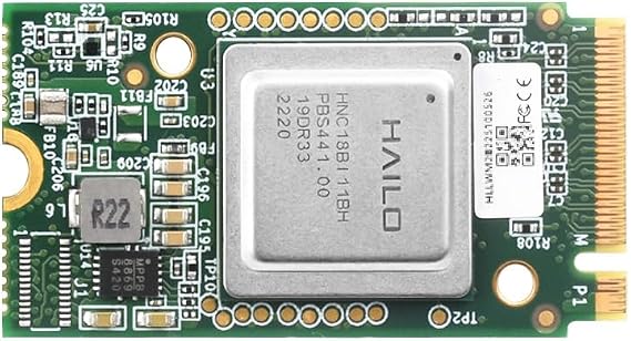waveshare Hailo-8 M.2 AI Accelerator Module, Compatible with Raspberry Pi 5, Supports Linux/Windows Systems, Based On The 26TOPS Hailo-8 AI Processor, Module Only