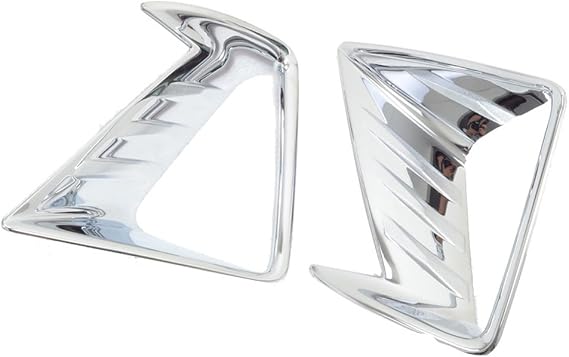 For Toyota RAV4 2016 2017 2018 Chrome Front Fog Lights Lamps Trim Bezel Cover 2pcs