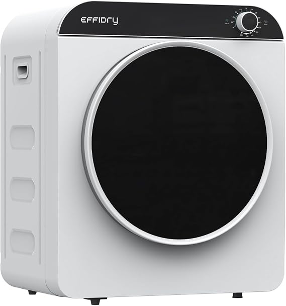 110V Portable Clothes Dryer 830W Compact Laundry Dryers 2 cu.ft Electric Machine with Stainless Steel Tub for Apartment,RVs,Dorms,12LBS drying machine Clothing Dryer secadora portatil de ropa