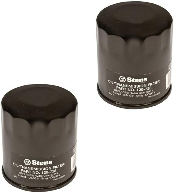 Stens 120-738 PK2 Transmission Filters