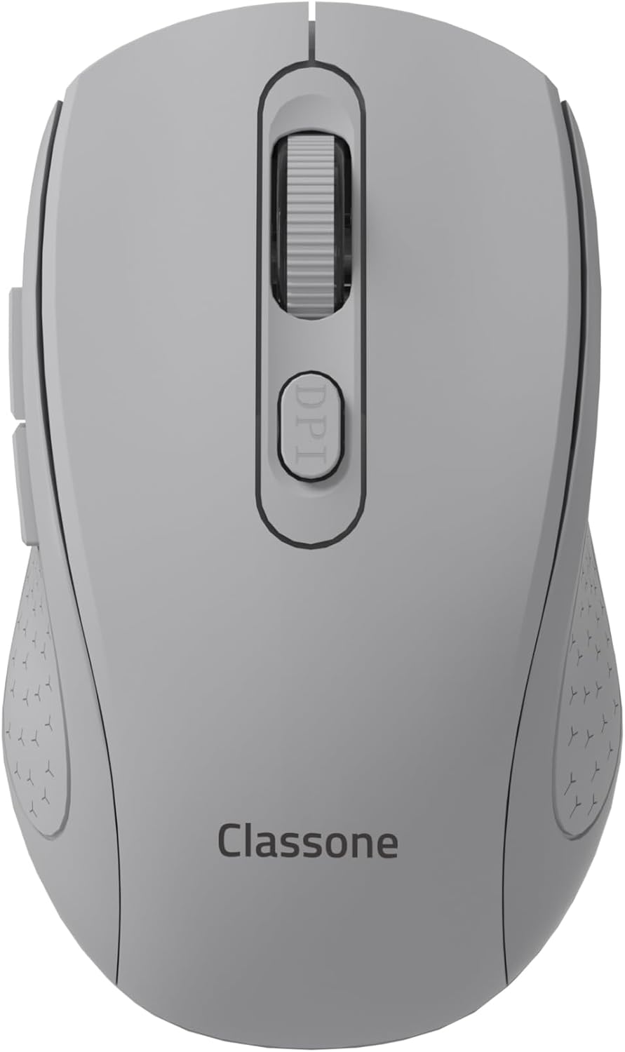 Classone WM504 2.4 Ghz Rechargeable Wireless Mouse -Grey