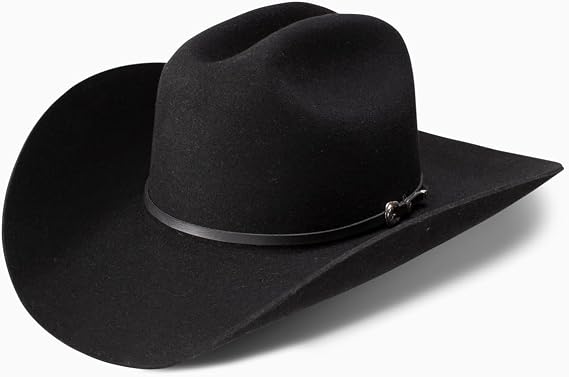 Resistol Men's Sonora 4X Fur Felt Cowboy Hat Black 7 1/4