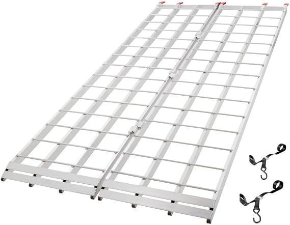 7' 10" ATV Loading Ramp Truck, Trailer, Black Widow
