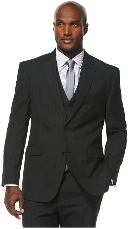 Savane Men's Tailored Subtle Plaid Suiting Jacket