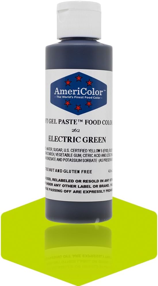 Americolor Soft Gel Paste 4.5 oz. - Electric Green