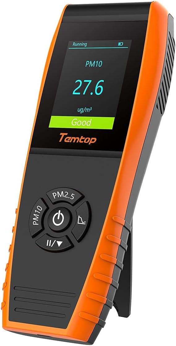Temtop Air Quality Detector, PM2.5 PM10 Particle Monitor Professional Laser Air Quality Sensor Meter Accurate Testing, P-600