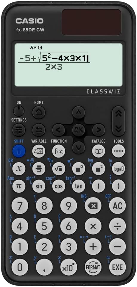CASIO FX-85DE CW ClassWiz School Calculator Natural Display 310 Functions