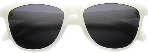 Kush Action Sport Retro Keyhole Horned Rimmed Sunglasses