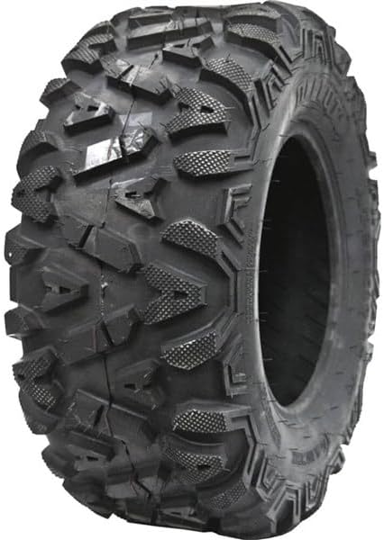 Ocelot Lancer ATV/UTV Tires for Recreational Riders & Racers, Lightweight & Durable 6-Ply Bias Construction ATV Tires, Wide Footprint 4 Wheeler Tire w/Large Shoulder Lugs, 25 x 10-12 ATV Tire