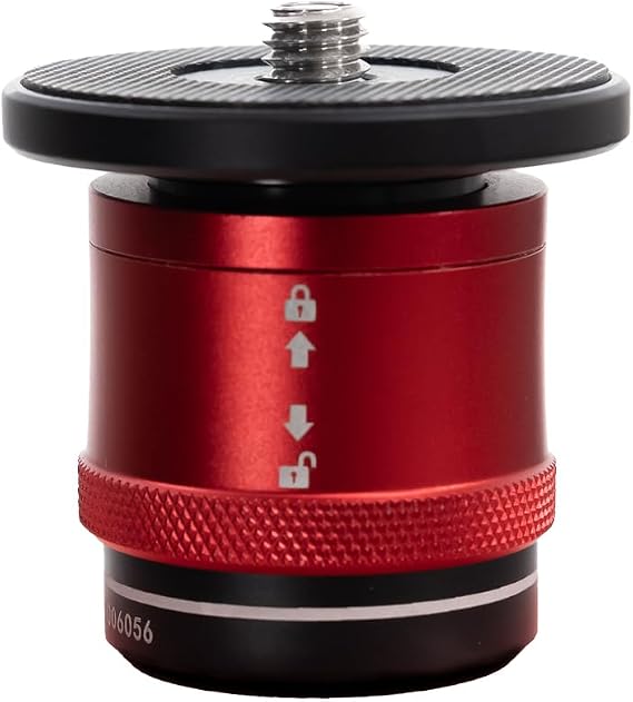 IFOOTAGE CB3-QRM01 Quick Release Plate Camera Mount 1/4" 3/8" | Quick Release Tripod Monopod Mount with 1/4" & 3/8" Screw, Universal for Most Monopods Tripods Sliders