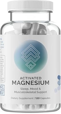InfiniWell Activated Magnesium Supplement for Women & Men - Support Brain Health & Neurotransmitter Activity - Promote Relaxation for a Healthy Sleep Cycle - Optimized for Absorption 120 Capsules