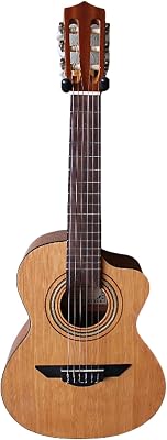 H. Jimenez 6 String Acoustic Guitar, Right LR1C Gold