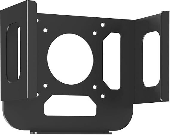 Metal Mount for Mac Studio VESA Wall and Under Desk Mount Compatible with Mac Studio M4 Max/ M3 Ultra/ M2 M1 Max and Ultra Under Desk Holder Bracket for Mac Studio with Cable Ties and Screws