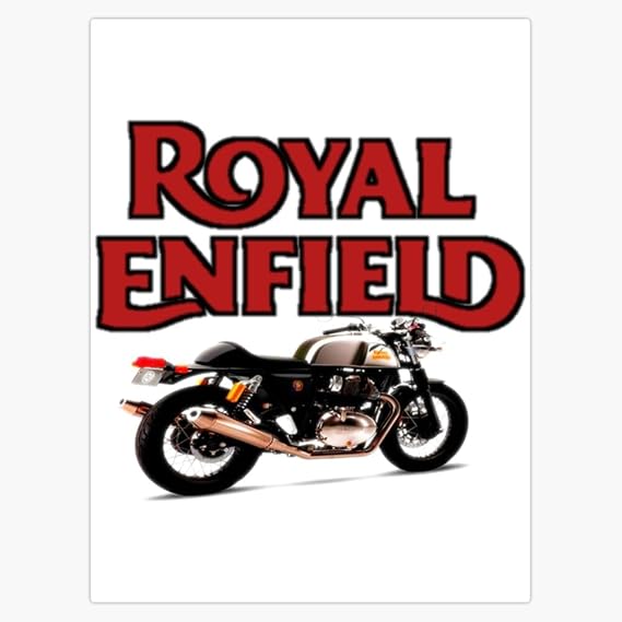 Royal Enfield Sticker Decal Car Window Water Bottle 5"