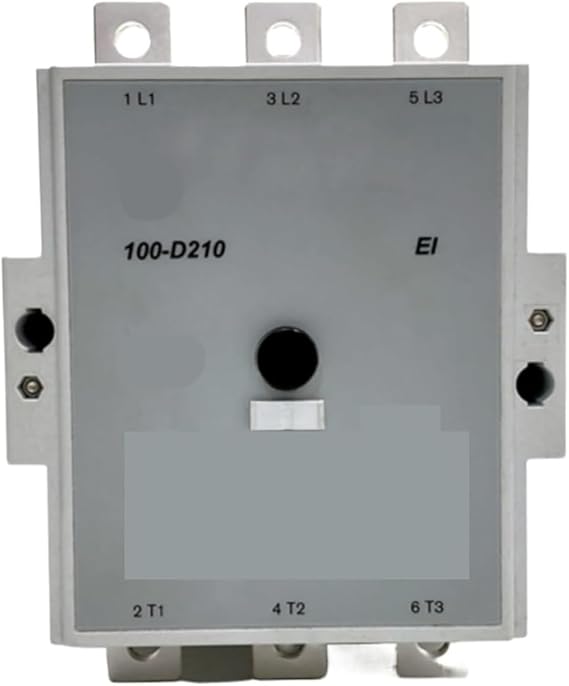 Industrial AC Motor Contactor 100 D210EI for 208 to 277V Circuits with electromagnetic Switching and Overload Protection,0313