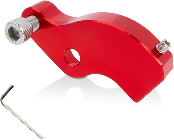 Motorcycle EZ Shift Neutral Gear Assist Compatible with 2017-2026 Harley M8 Touring Road Glide, Road King, Tri Glide, Street Glide, Electra Glide and Softail Easy Auxiliary Bracket Mount (Red)