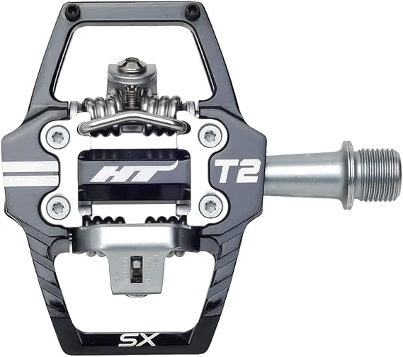 HT Components T2-SX Pedals - Dual Sided Clipless with Platform Aluminum