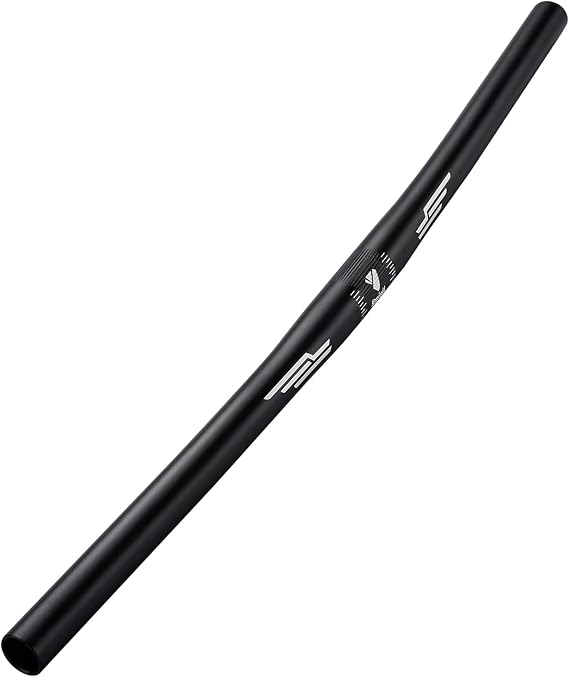 1inch/25.4mm Straight Bike Handlebars Rise(30mm 50mm 70mm 90mm) MTB Handlebar-Fits 25.4mm Stems -Aluminum Alloy Mountain Bike Bicycle 640 mm Length -Flat - Black