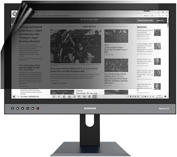 celicious Privacy Lite 2-Way Anti-Glare Anti-Spy Filter Screen Protector Film Compatible with Dasung Monitor Paperlike 253 (25.3)