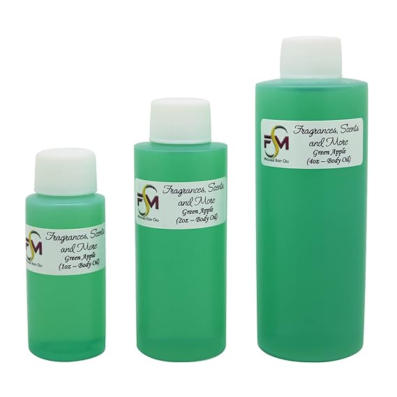 Green Apple Fragrance Oil - 1 Fl Oz Glass Roll On (30ml)