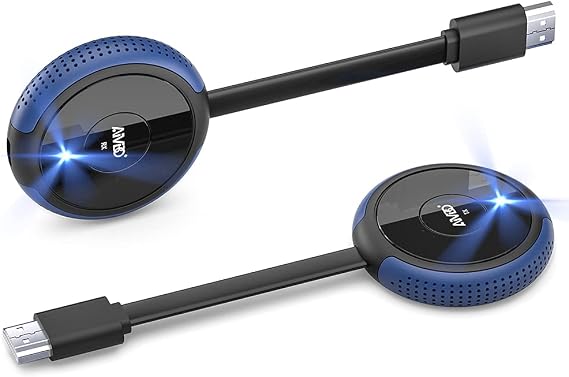 HDMI Wireless Transmitter and Receiver 4K, AIMIBO (Dark Blue)