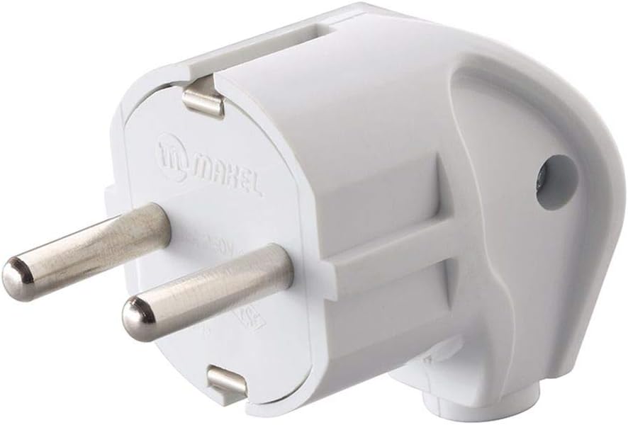 Makel Accessory L Plug, Without Lanyard, 250 V, White
