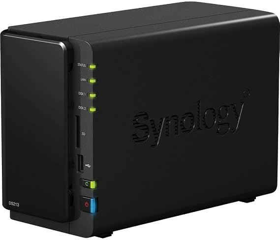 Synology 2ベイNASエンクロージャー DiskStation DS213