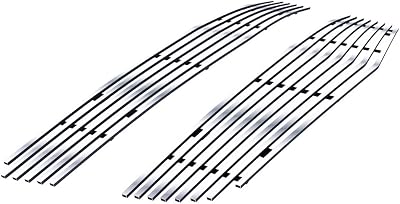 APS Compatible with Chevy Traverse 2009-2012 Main Upper Chrome Billet Front Grill Grille Insert C66740A