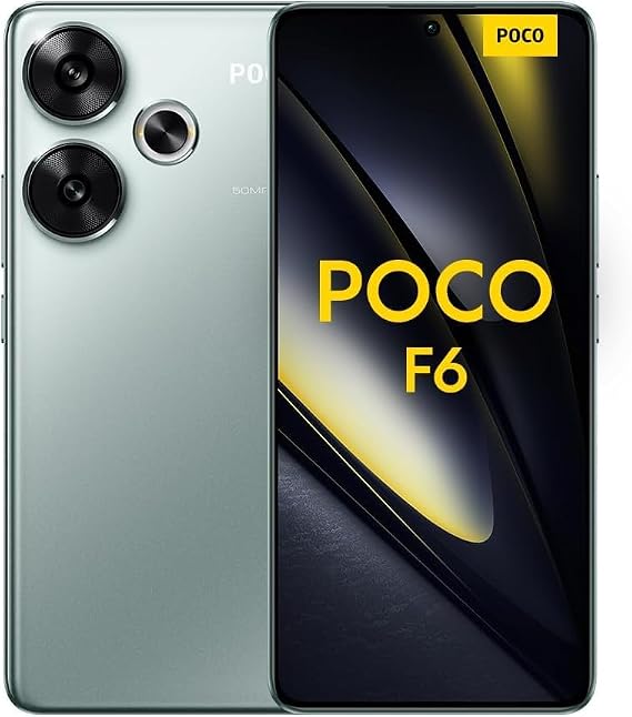 Xiaomi Poco F6 5G + 4G LTE (for Tmobile Mint Tello & Global) 512GB + 12GB Global Version Unlocked 6.67" 120Hz 50Mp Triple Camera (Green)