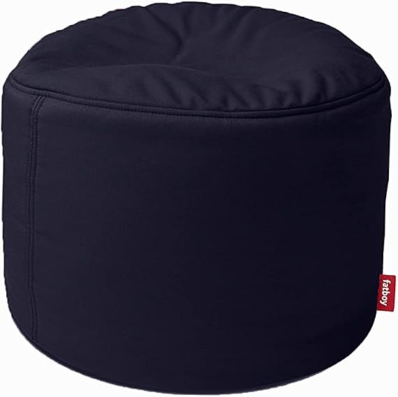 Fatboy Point Outdoor Pouf Ottoman, Dark Ocean