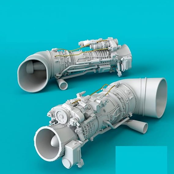 Reskit RSU48-0049 - 1/48 Mi-24 Engines for Zvezda Kit Scale Model