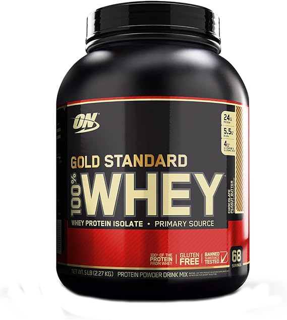Optimum Nutrition 100 Whey Gold Standard Whey Protein- Chocolate Malt 5.15 lb