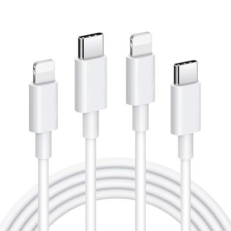 Brand-Tech USB C Cable Fast USB C Charger Type C Cable for iPhone 14 Pro Max 13 12 11 X XS XR Plus (2Pack 1M, 2M)