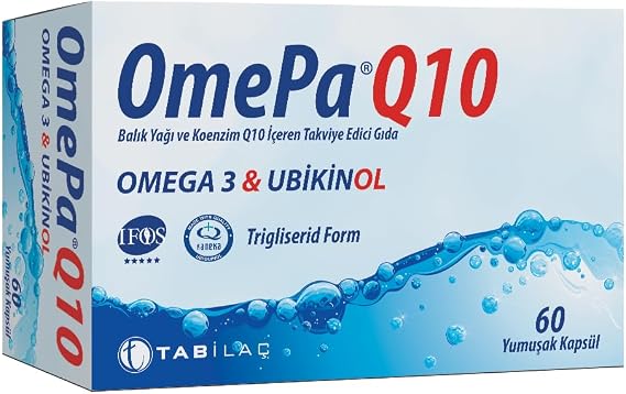 Omepa Q10 Omega3 & Ubiquinol 60 Capsule