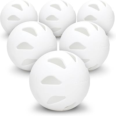 GoSports LotBall AIR Plastic Baseballs - 6 Pack