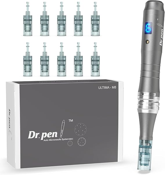 Dr.Pen M8 Microneedling Pen with 10 Replacement Cartridges