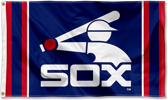 Chicago White Sox Retro Logo Flag and Banner