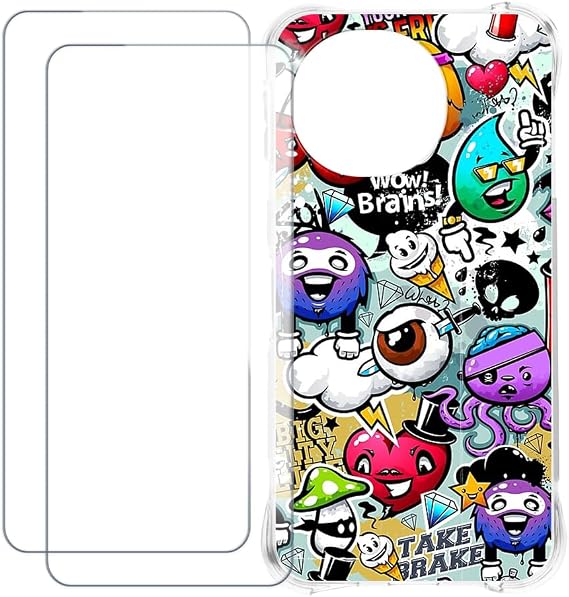 Screen Protector and Case for Aquos Sense 10 5G - Graffiti