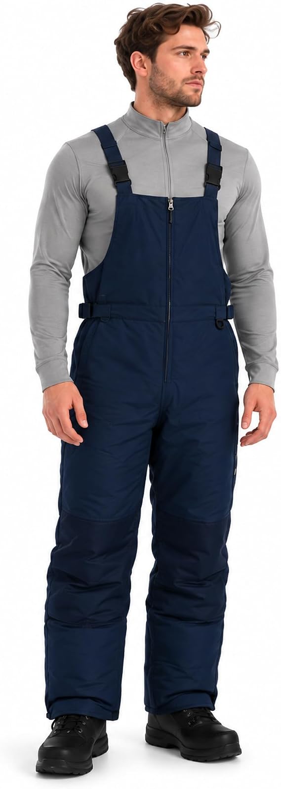 Perry Ellis Mens Insulated Waterproof Ski Snow Bib Overalls (S-3XL)