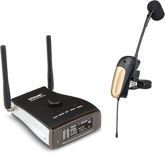 ACEMIC PR-8 ST-4 Professional Stage Antenna Diversity Wireless Saxophone Trumpet Microphone System Musical Instrument
