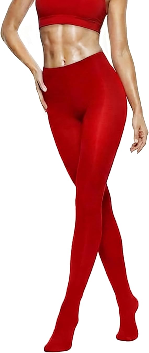 sofsy Italian Rip-Resistant 40 Den Opaque Tights for Women