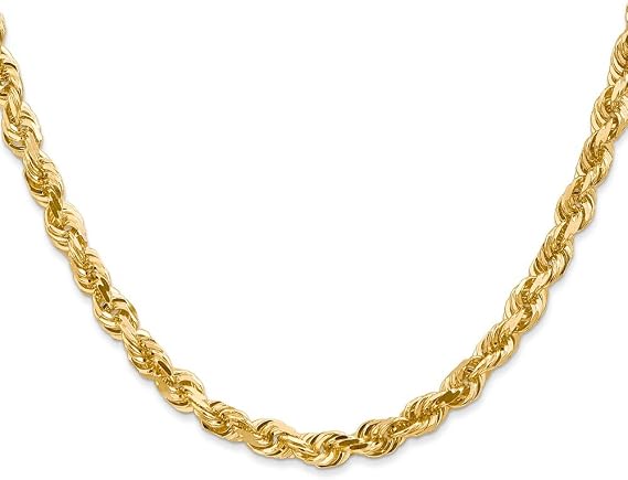 Core Gold 14k 5.0mm D/C Quadruple Rope Chain