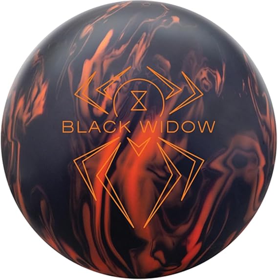 Hammer PRE-DRILLED Black Widow 3.0 Bowling Ball - Black/Orange 16lbs