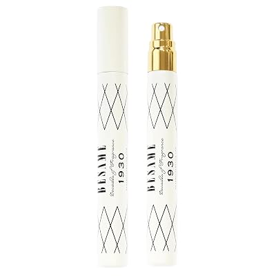 Besame Decades of Fragrance Perfume 1930-9 ml | Swinging Sixties Inspired Perfume | Floral Powdery Scent with Vanilla and Gardenia | Mini Travel Size Eau de Parfum in Timeless Atomizer Bottle