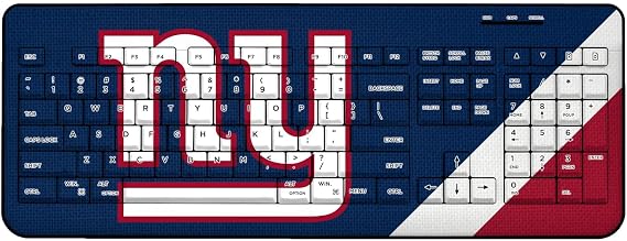 New York Giants Diagonal Stripe Wireless Keyboard