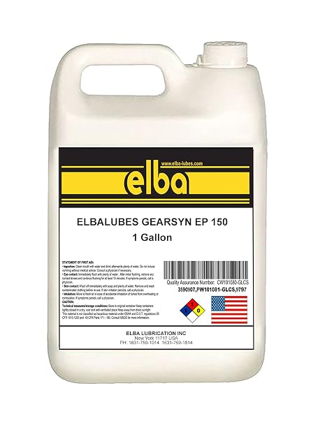 ELBALUBES Gear-SYN EP 150 Synthetic Gear Oils High Performance Lubricant for Heavy-Duty Industrial Gears. Compare to: Chevron Meropa Shell Omala S2 G 150. MOBILGEAR 600 XP (1 Gallon (Case of 6))