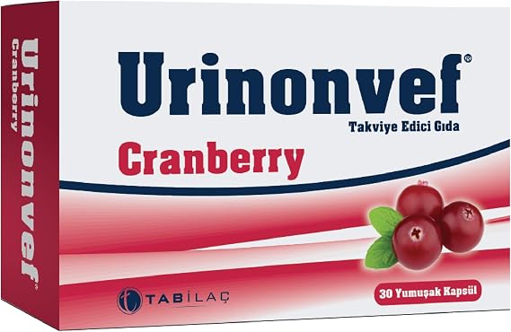 Tab Pharmaceutical Urinonvef Cranberry 30 Capsules